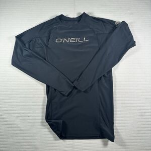 O’Neill Men’s Medium Long Sleeve Rash Guard Surf Swim Shirt Black Athletic